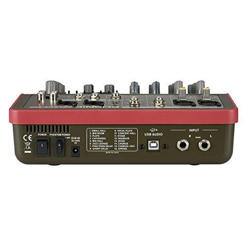 Phonic CELEUS 200 Analog-Mixer mit USB-Rekorder und Bluetooth -