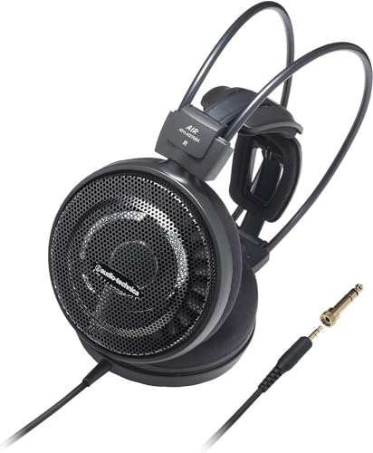 Audio Technica ATH AD700X On Ear Kopfhörer (6,3mm Klinkenstecker) schwarz