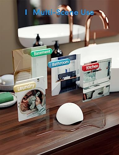 Meross Smart Wassermelder WLAN Wassersensor für HomeKit, Wasseralarm kompatibel mit Apple Home, Alexa und SmartThings drahtloser Flutdetektor IP67, Audio-Alarm für Küche, Badezimmer(extra Hub benötig) - 7